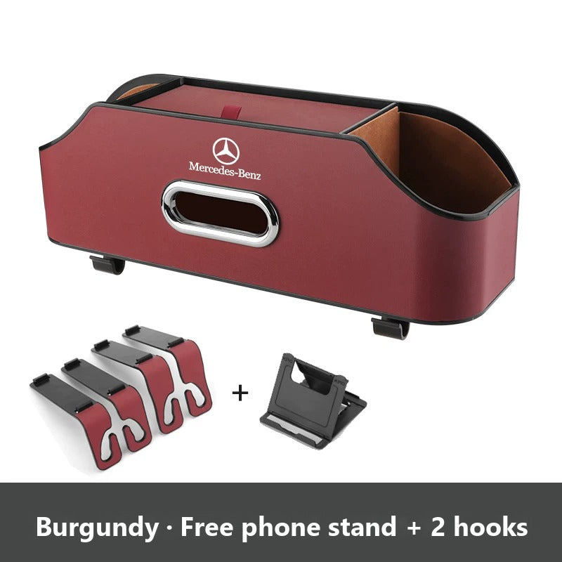 Mercedes-Benz seat-back storage tissue box