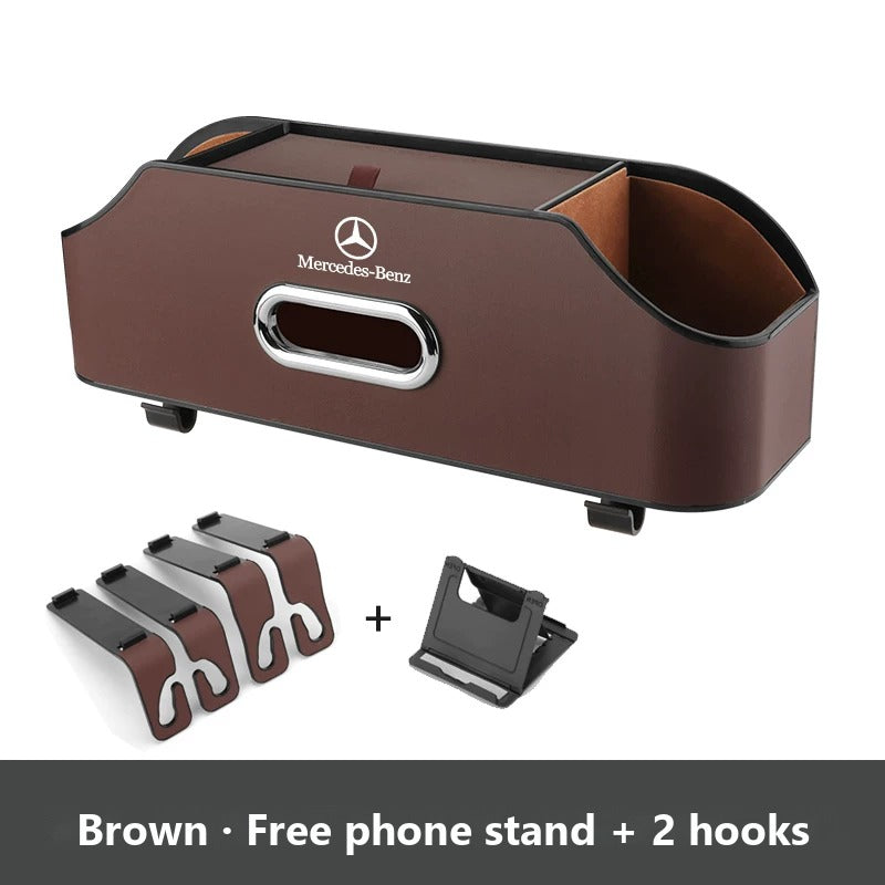 Mercedes-Benz seat-back storage tissue box