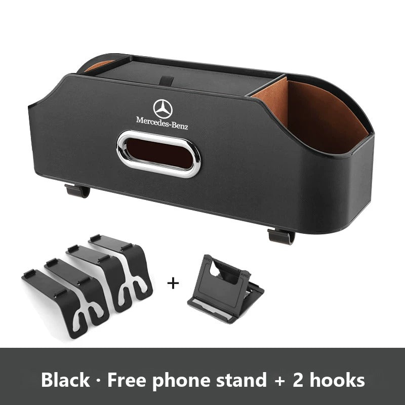 Mercedes-Benz seat-back storage tissue box