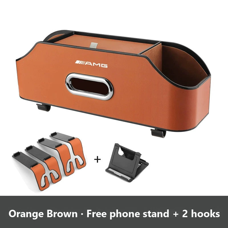 Mercedes-Benz seat-back storage tissue box