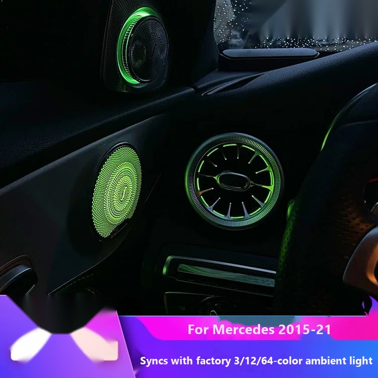Mercedes-Benz C-Class GLC illuminated turbine air vents