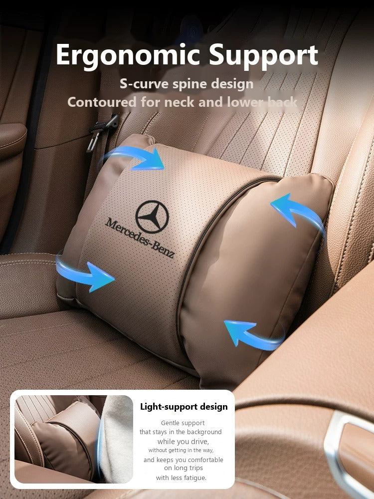 Mercedes-Benz nappa neck pillow