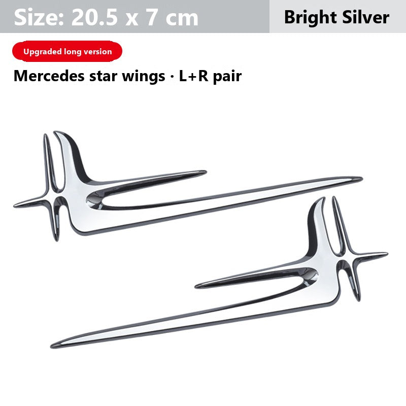 Mercedes E-Class badges and lettering