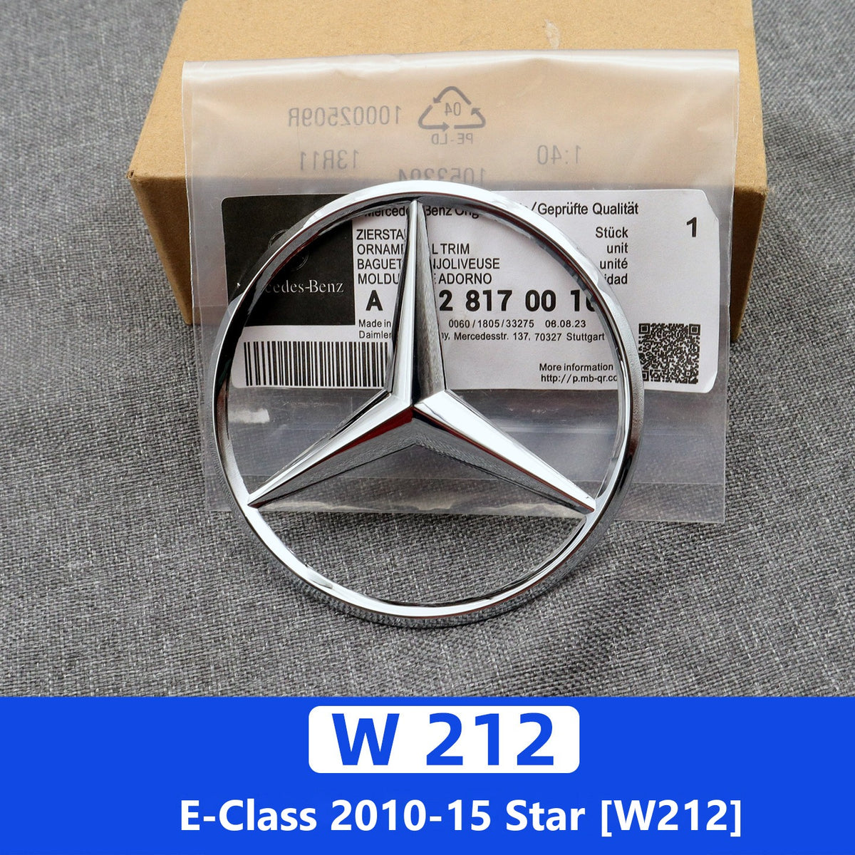 Mercedes E-Class badges and lettering