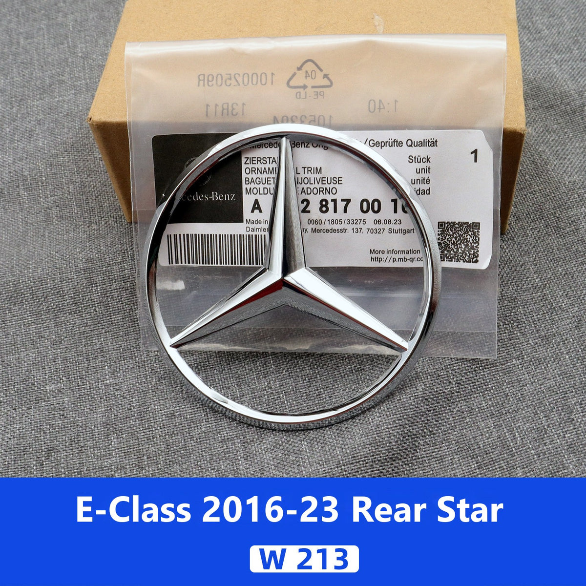 Mercedes E-Class badges and lettering