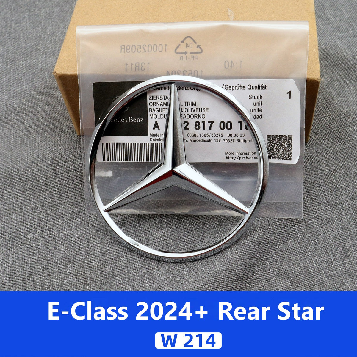 Mercedes E-Class badges and lettering