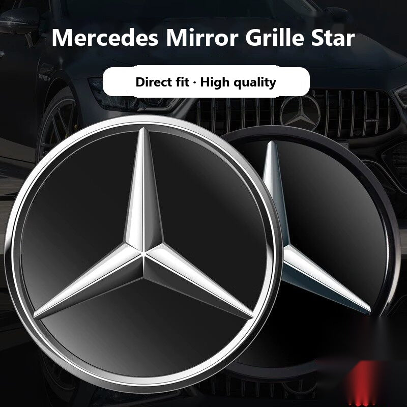 Mercedes mirror grille star emblem