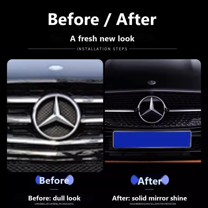 Mercedes mirror grille star emblem