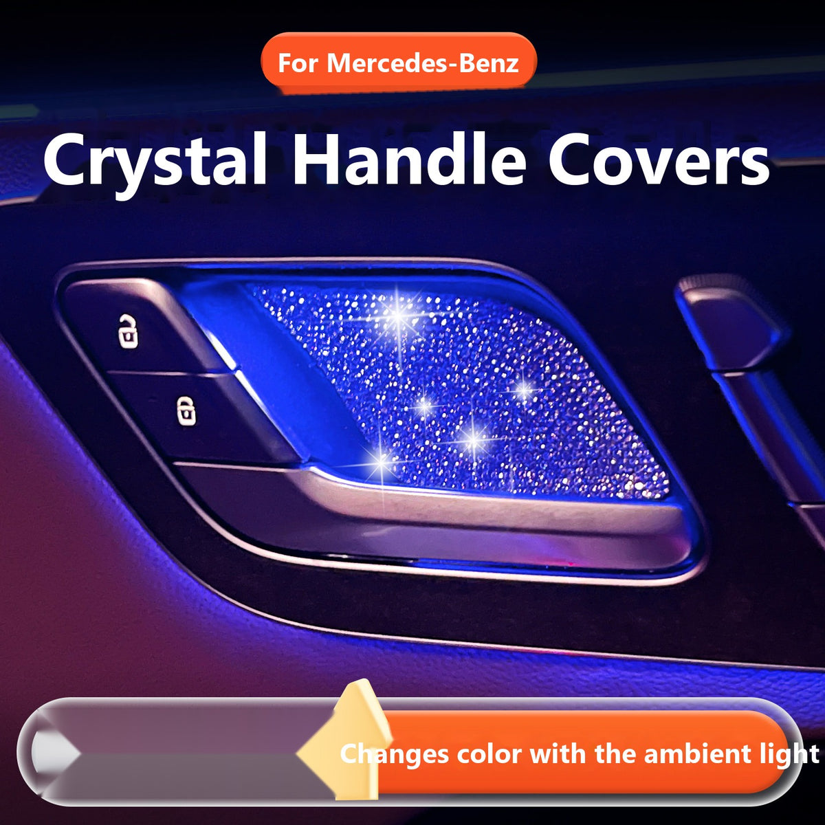 Mercedes door handle cup covers