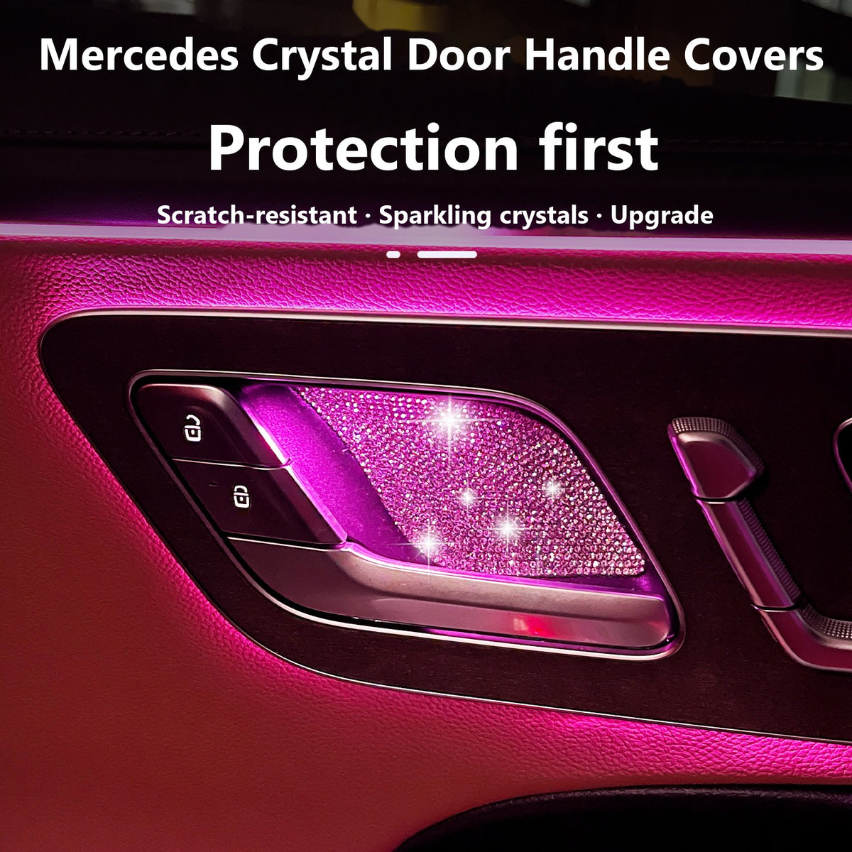 Mercedes door handle cup covers