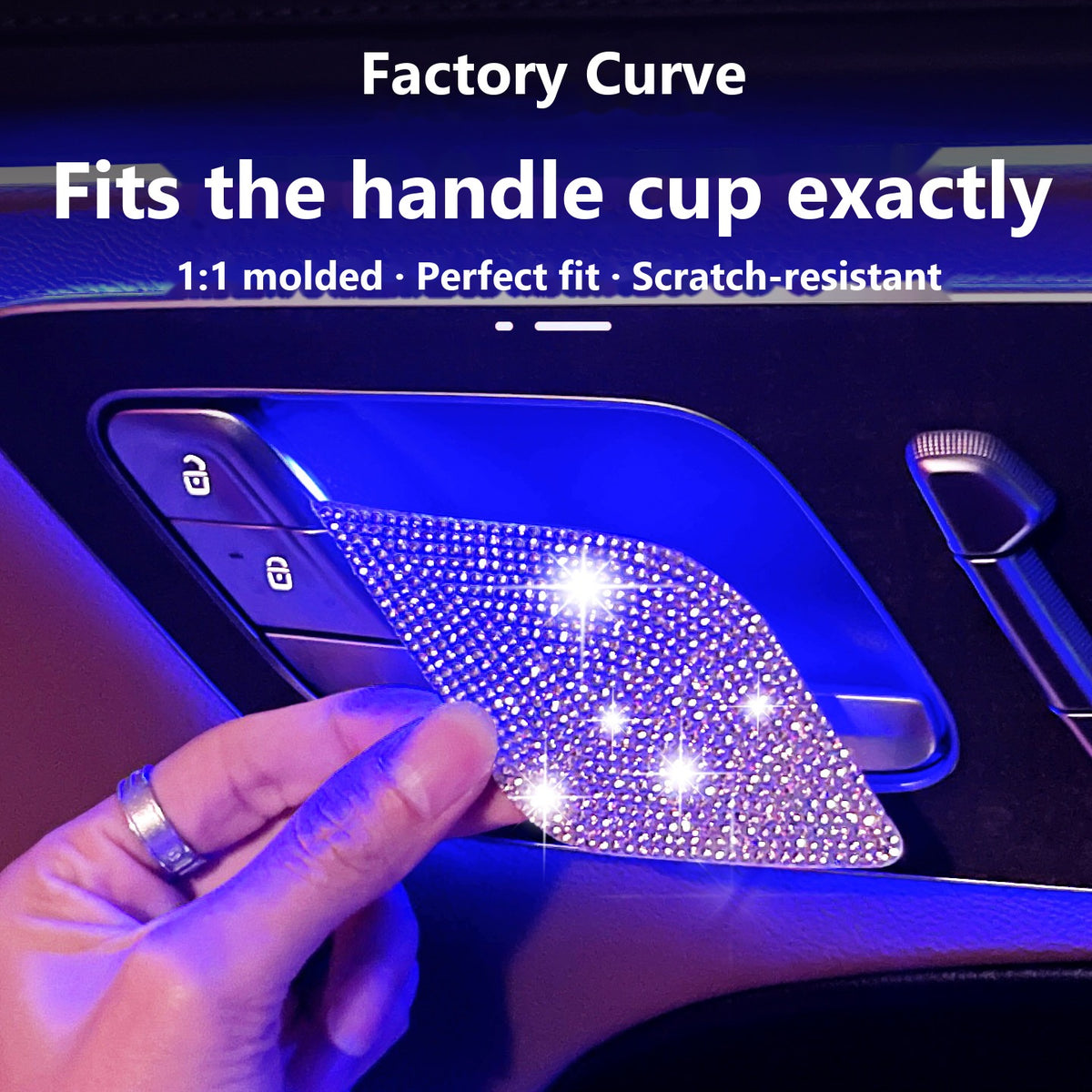 Mercedes door handle cup covers