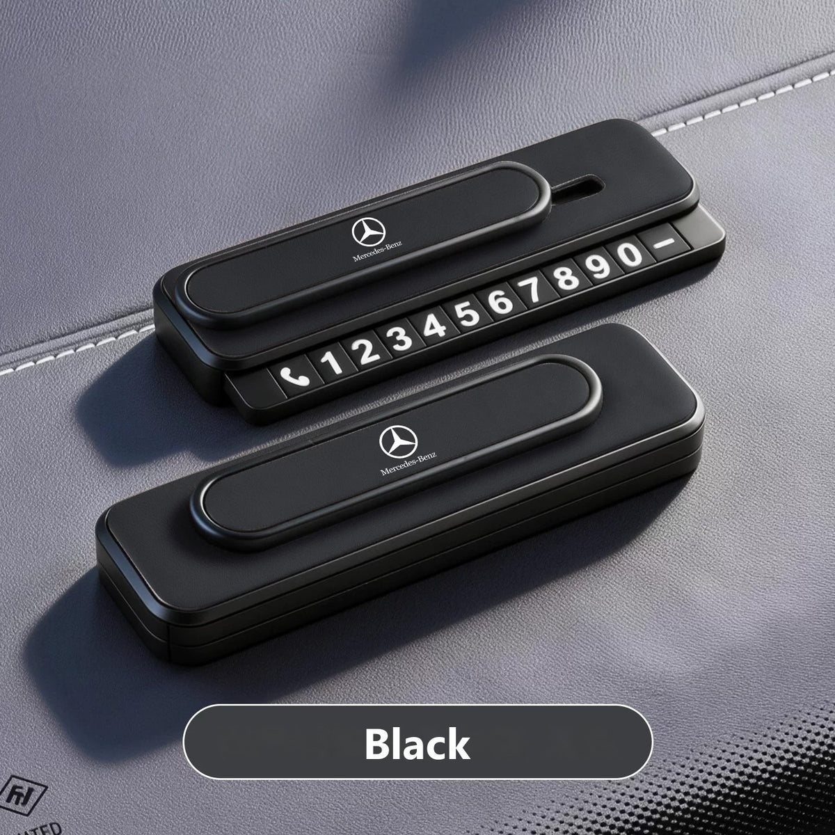 Mercedes-Benz dual-number parking card