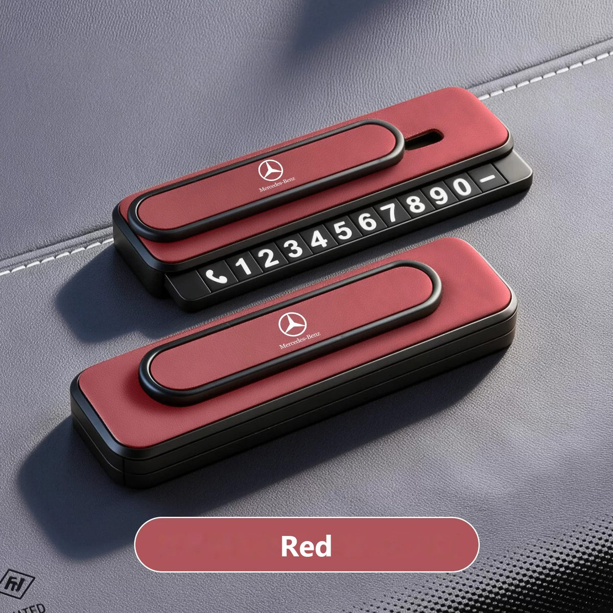Mercedes-Benz dual-number parking card