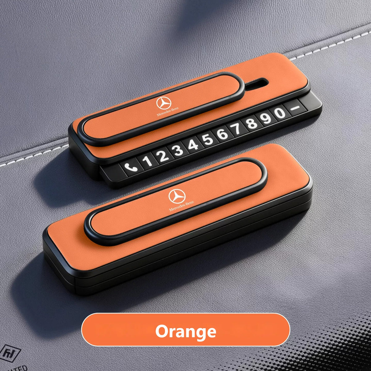 Mercedes-Benz dual-number parking card