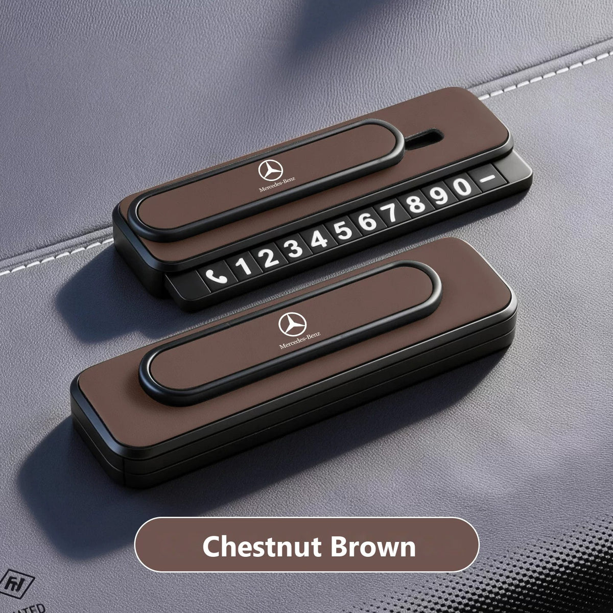 Mercedes-Benz dual-number parking card