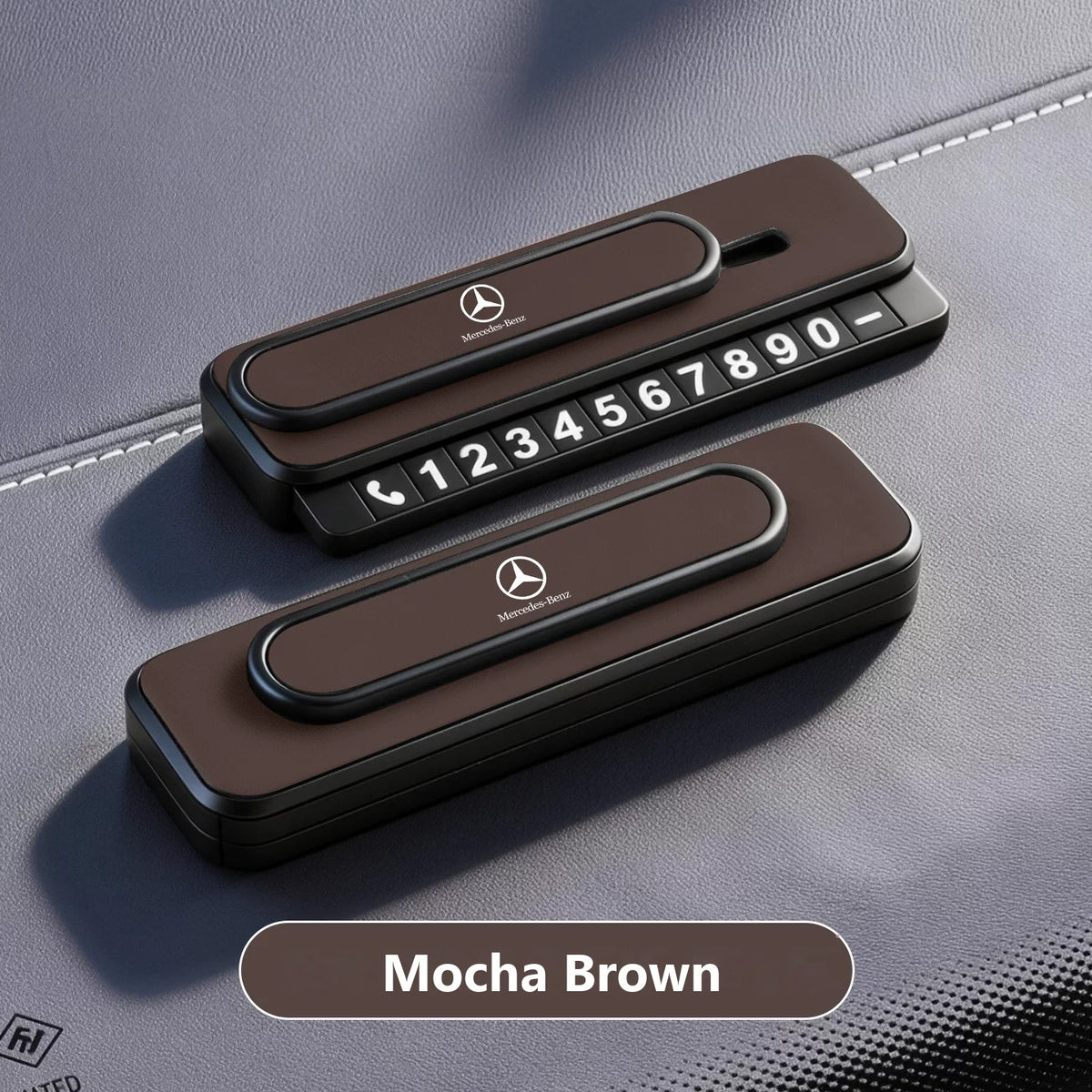 Mercedes-Benz dual-number parking card