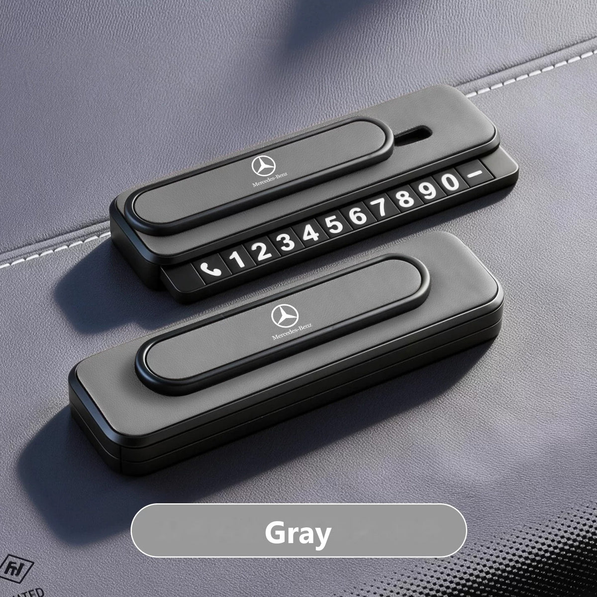 Mercedes-Benz dual-number parking card