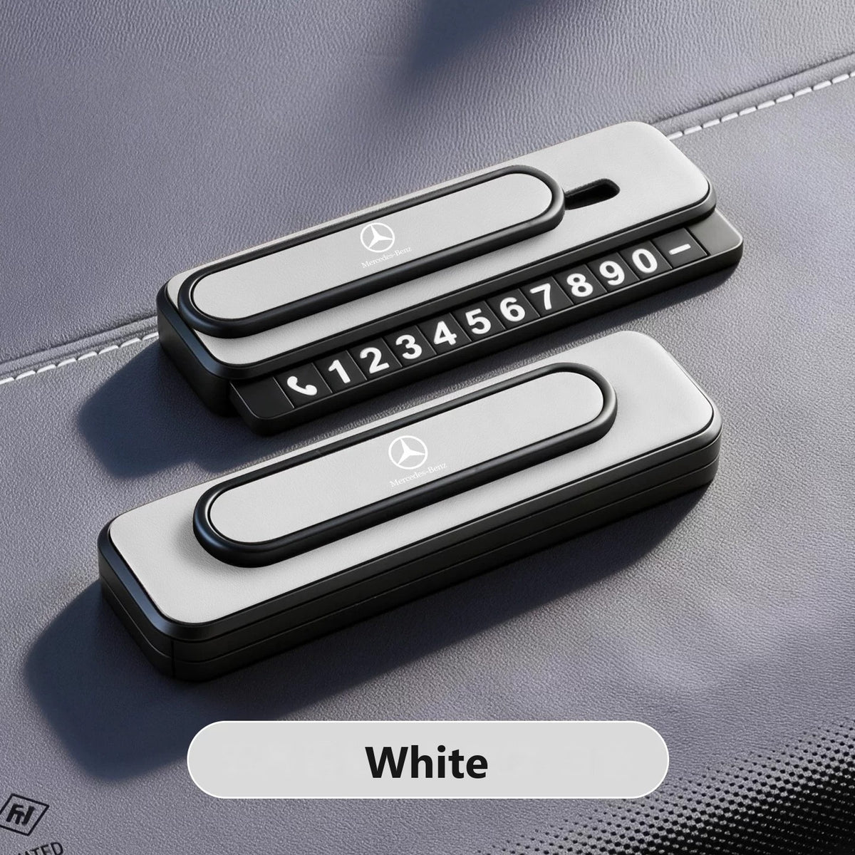 Mercedes-Benz dual-number parking card