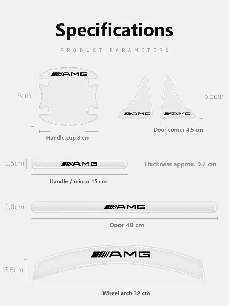 Mercedes-AMG door edge protective film
