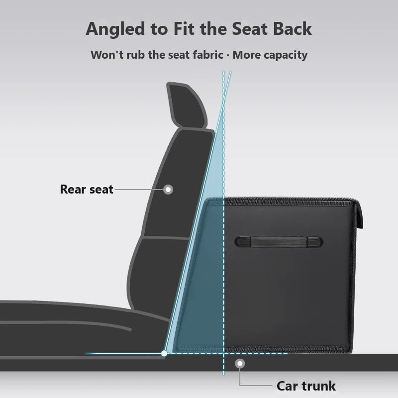 Foldable leather trunk organizer for Mercedes-Benz