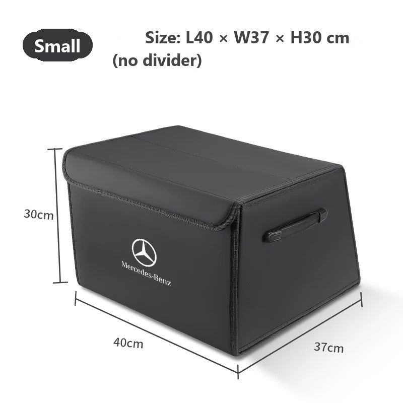 Foldable leather trunk organizer for Mercedes-Benz