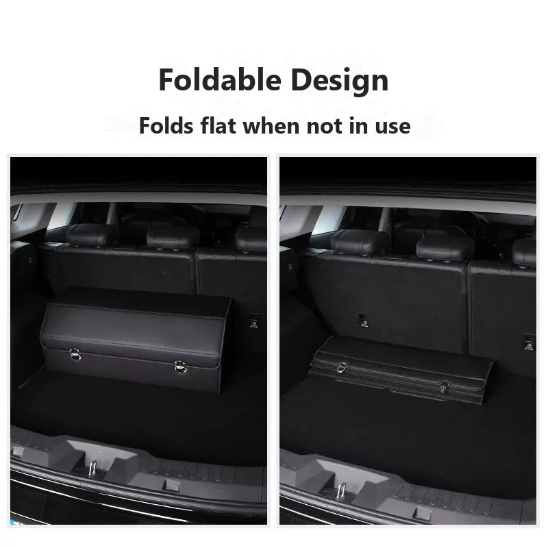 Mercedes-Benz foldable leather trunk storage box