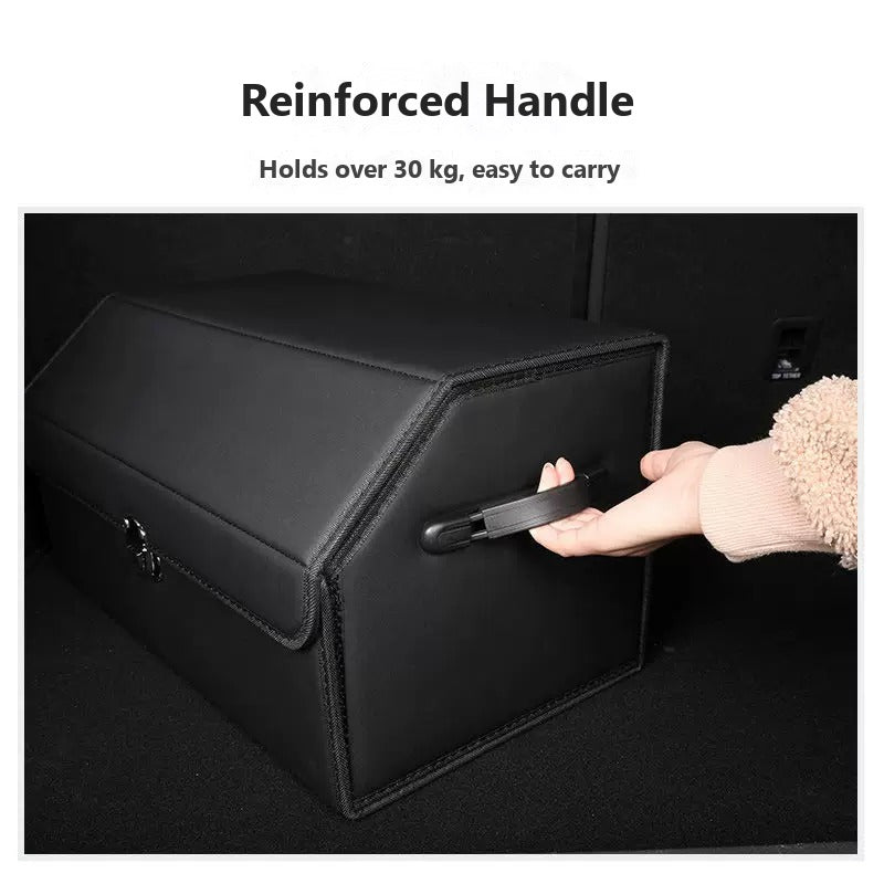 Mercedes-Benz foldable leather trunk storage box