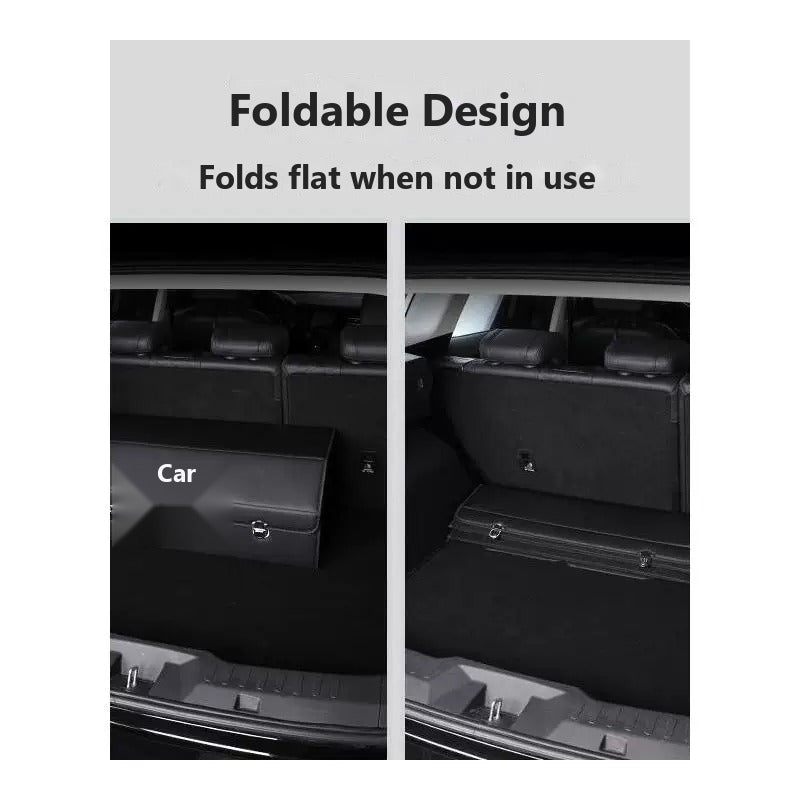 Mercedes-Benz foldable leather trunk storage box
