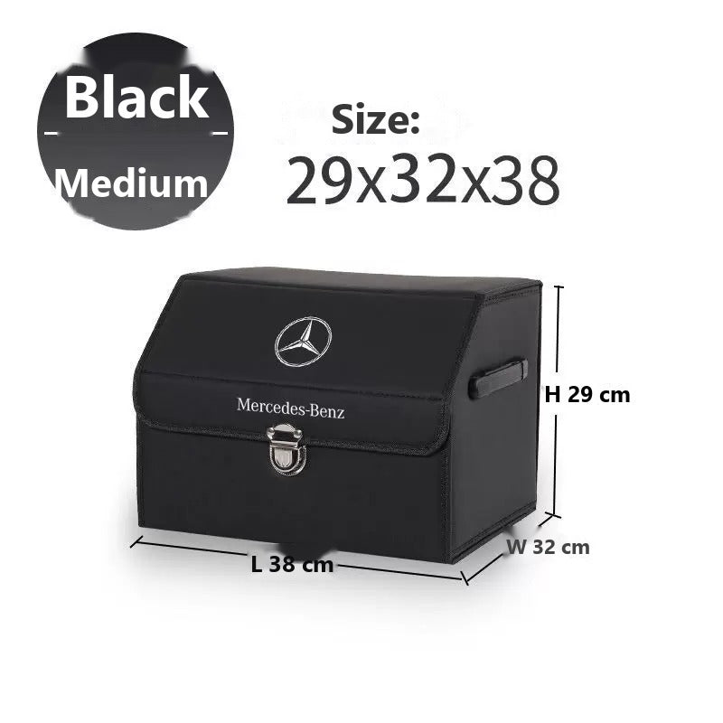 Mercedes-Benz foldable leather trunk storage box