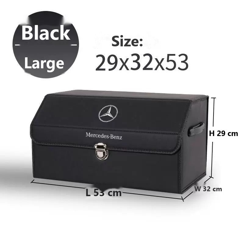 Mercedes-Benz foldable leather trunk storage box