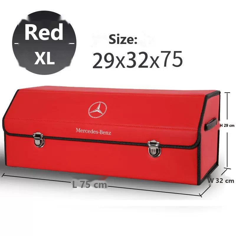 Mercedes-Benz foldable leather trunk storage box
