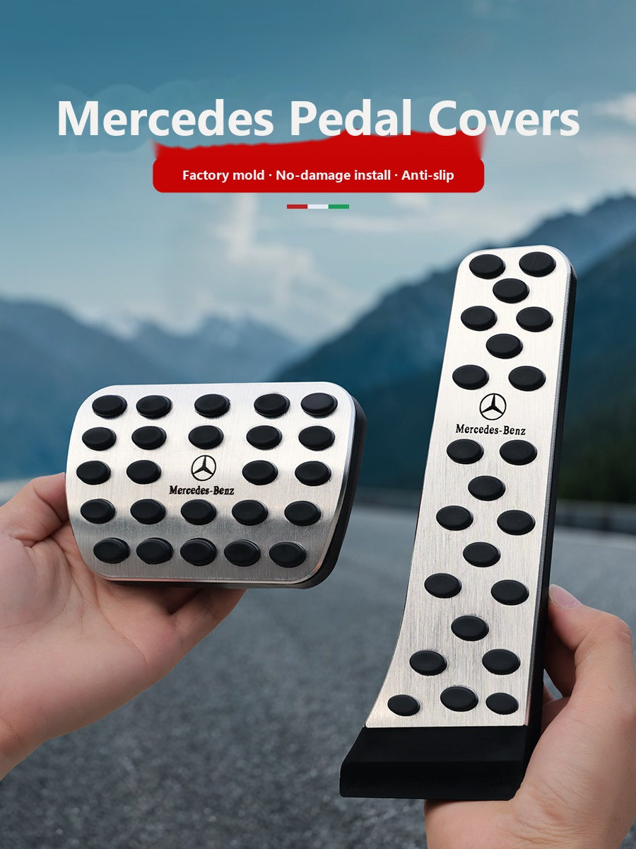 Mercedes anti-slip pedal covers