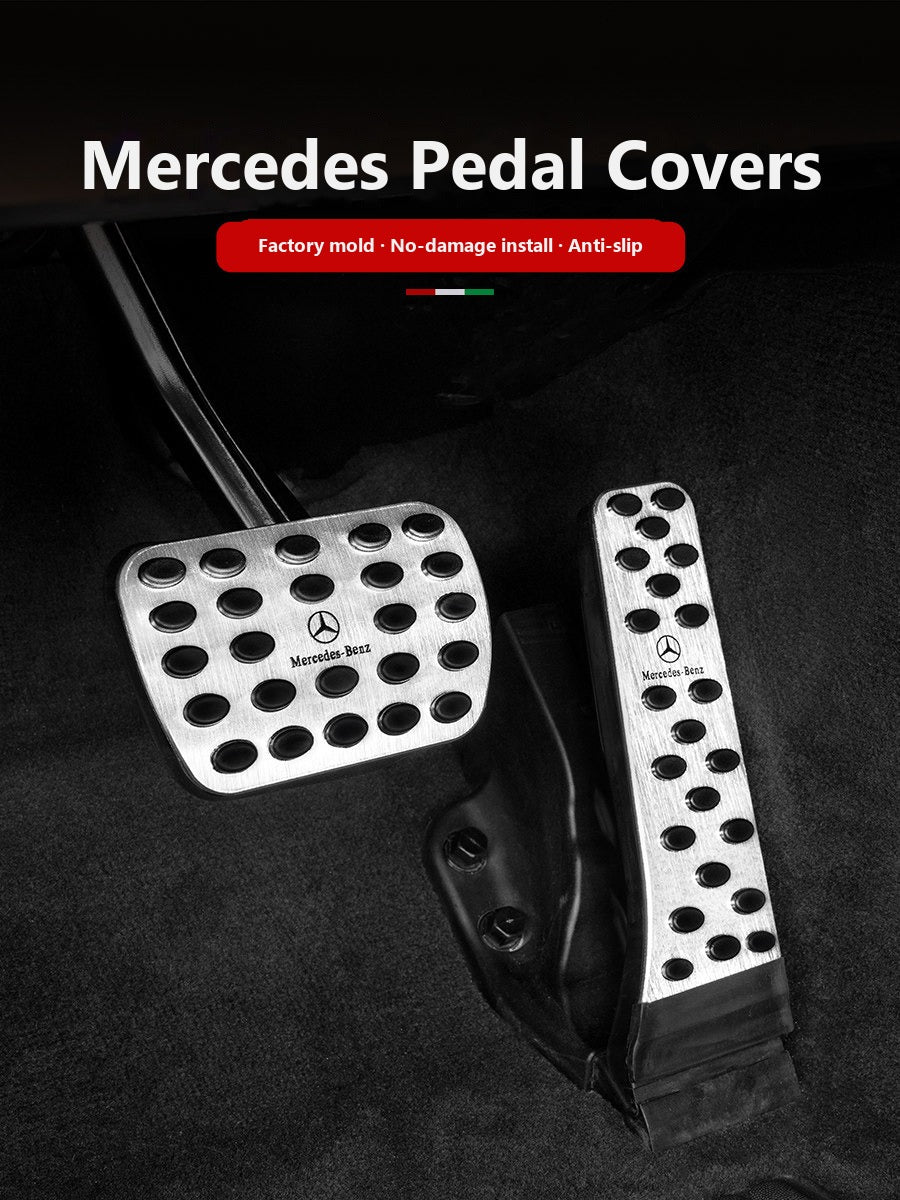 Mercedes anti-slip pedal covers