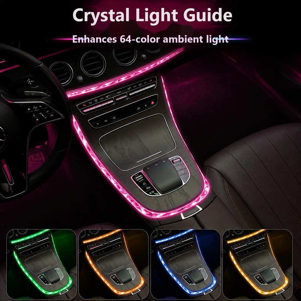 Mercedes E-Class ambient light crystal frame