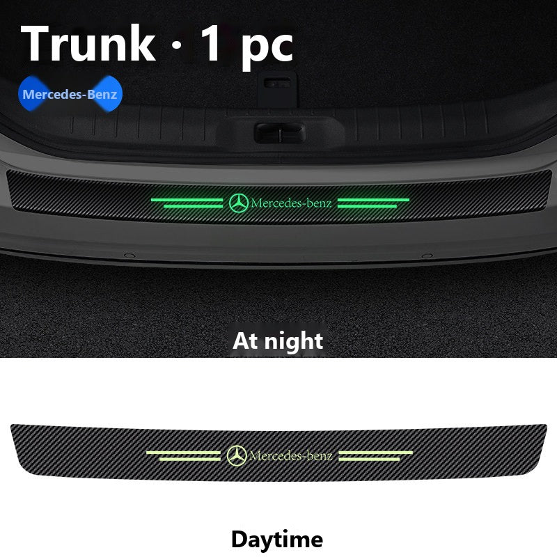 Mercedes glow door sill protector