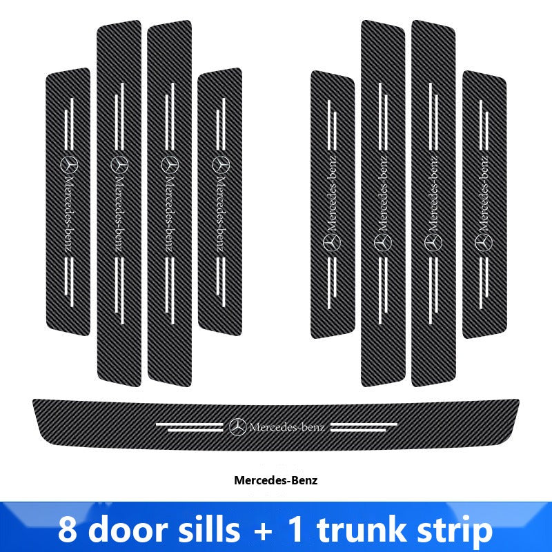 Mercedes glow door sill protector