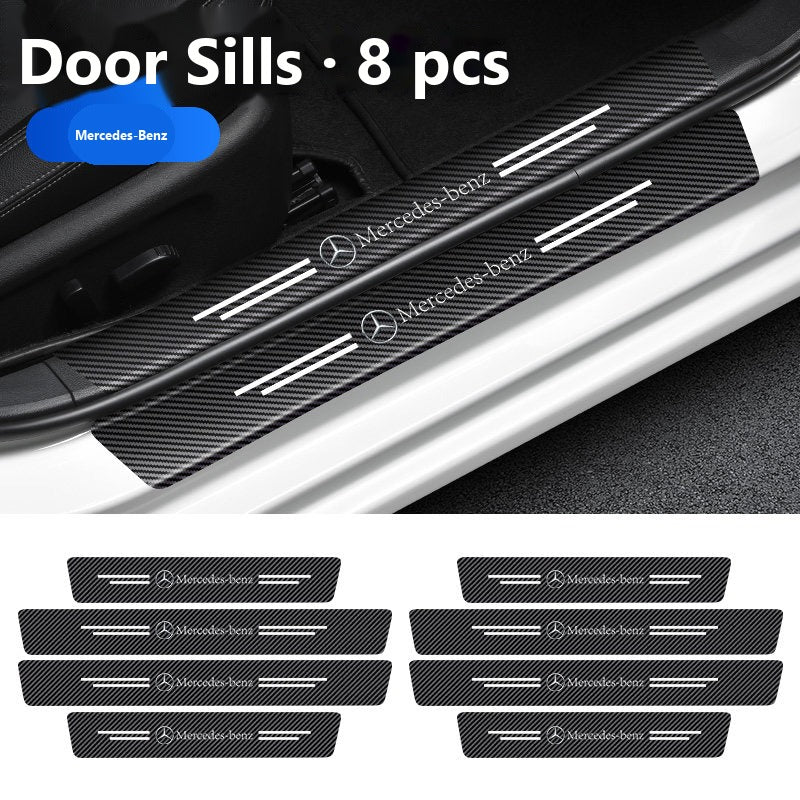 Mercedes glow door sill protector