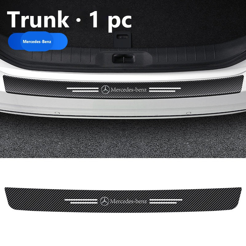 Mercedes glow door sill protector