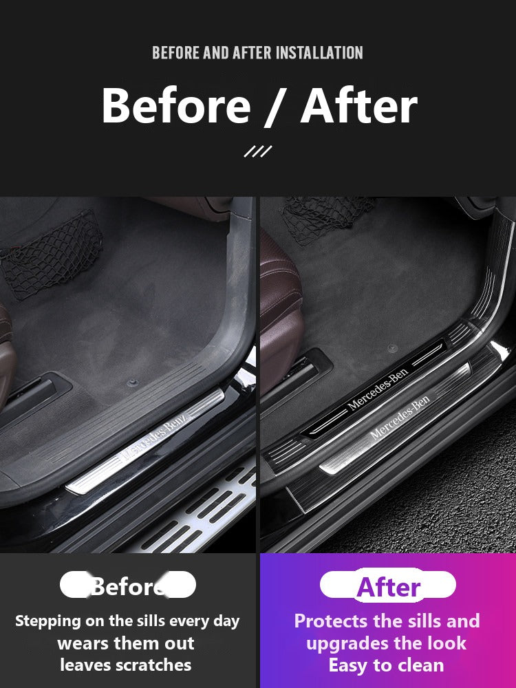 Mercedes GLE GLS door sill plates