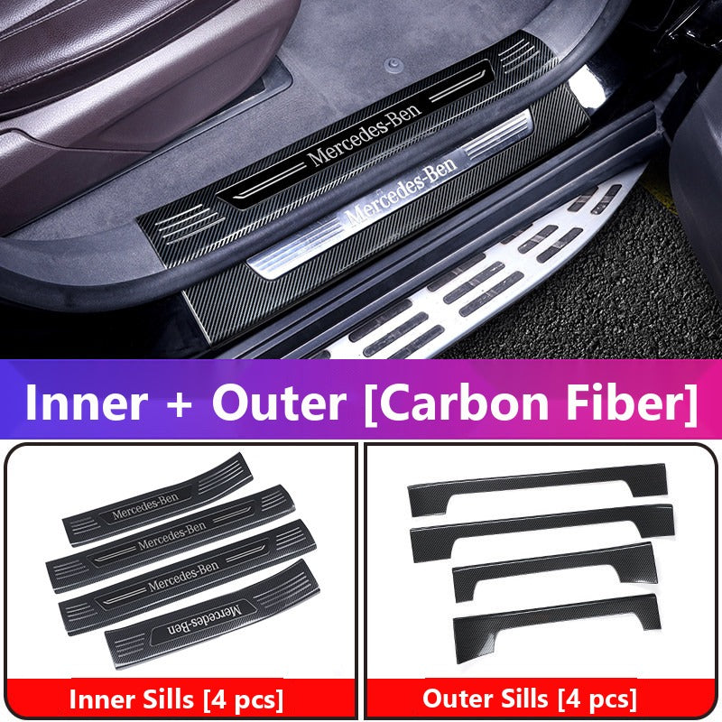 Mercedes GLE GLS door sill plates
