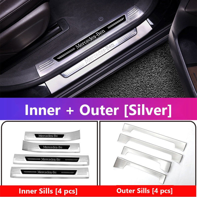Mercedes GLE GLS door sill plates