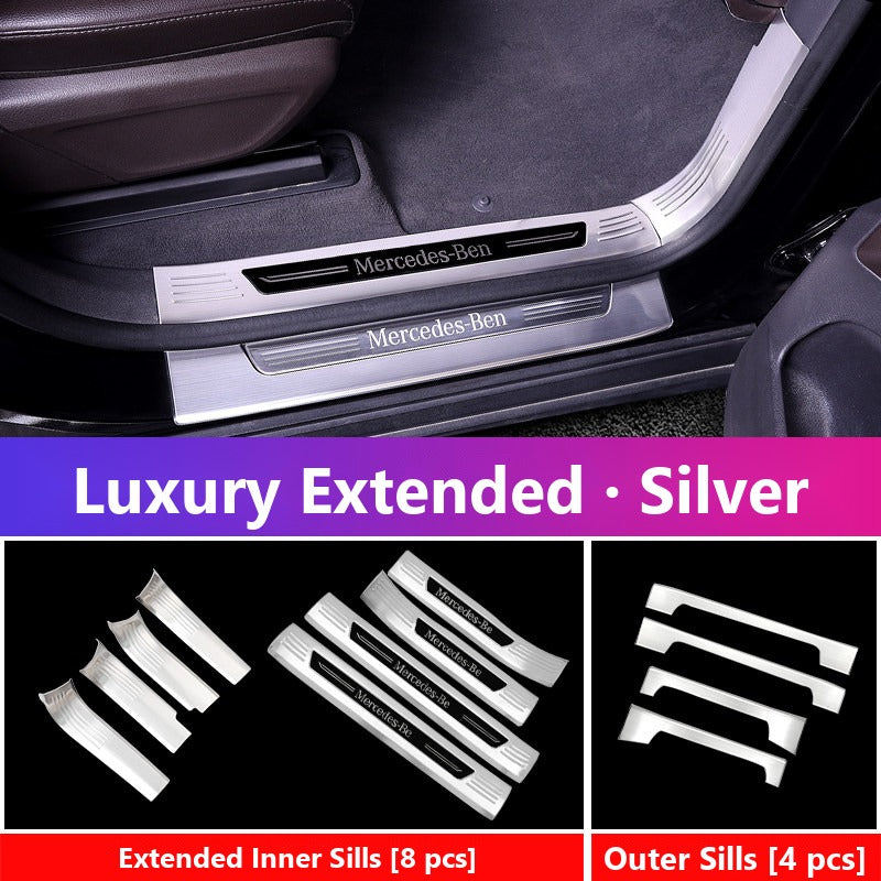 Mercedes GLE GLS door sill plates