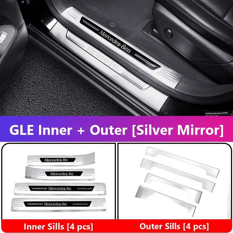 Mercedes GLE GLS door sill plates