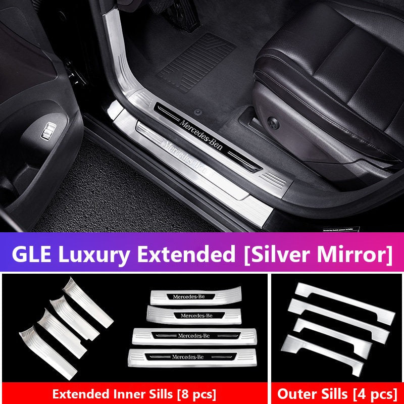 Mercedes GLE GLS door sill plates