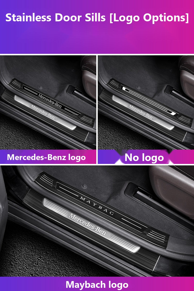Mercedes GLE GLS door sill plates