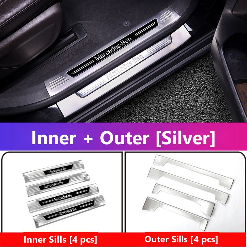 Mercedes GLE GLS door sill plates