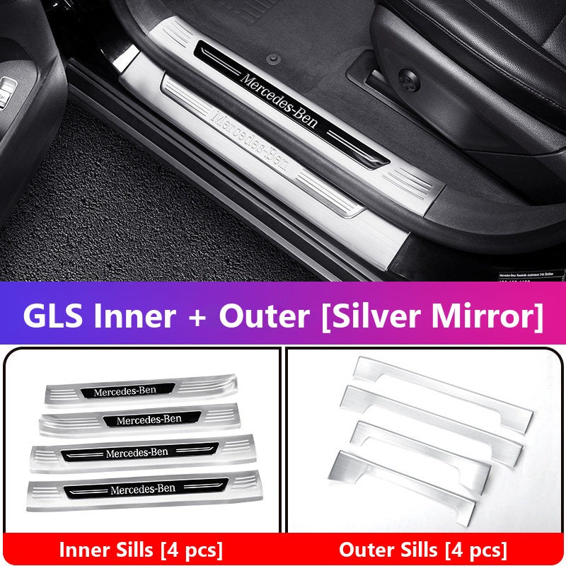 Mercedes GLE GLS door sill plates