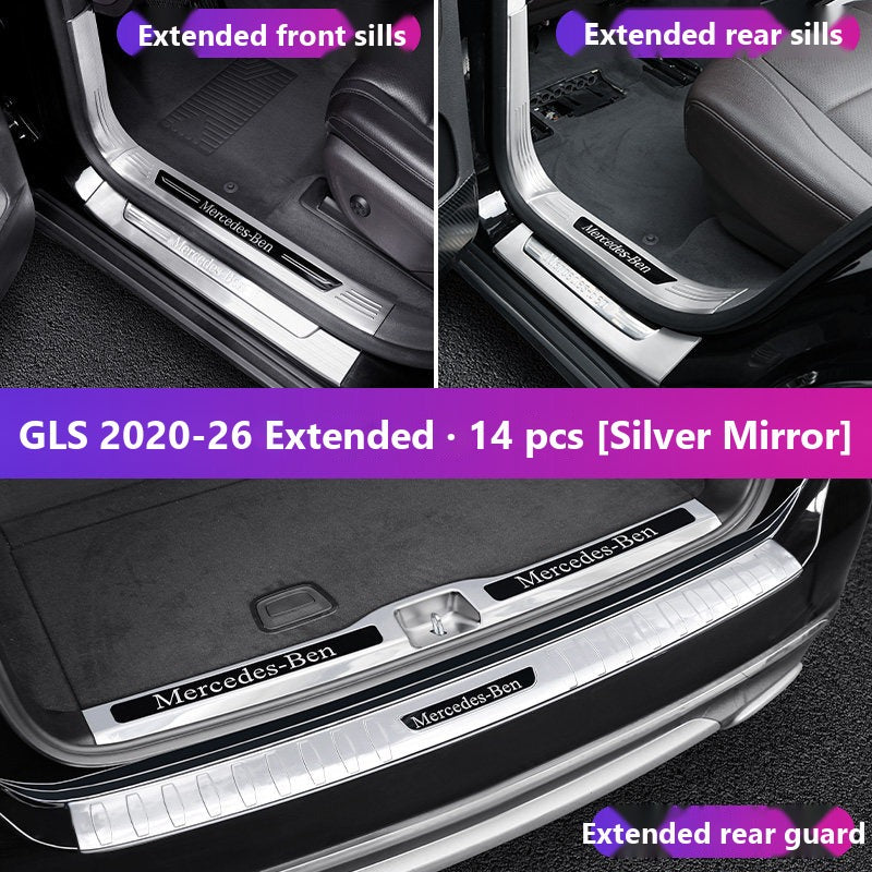 Mercedes GLE GLS door sill plates