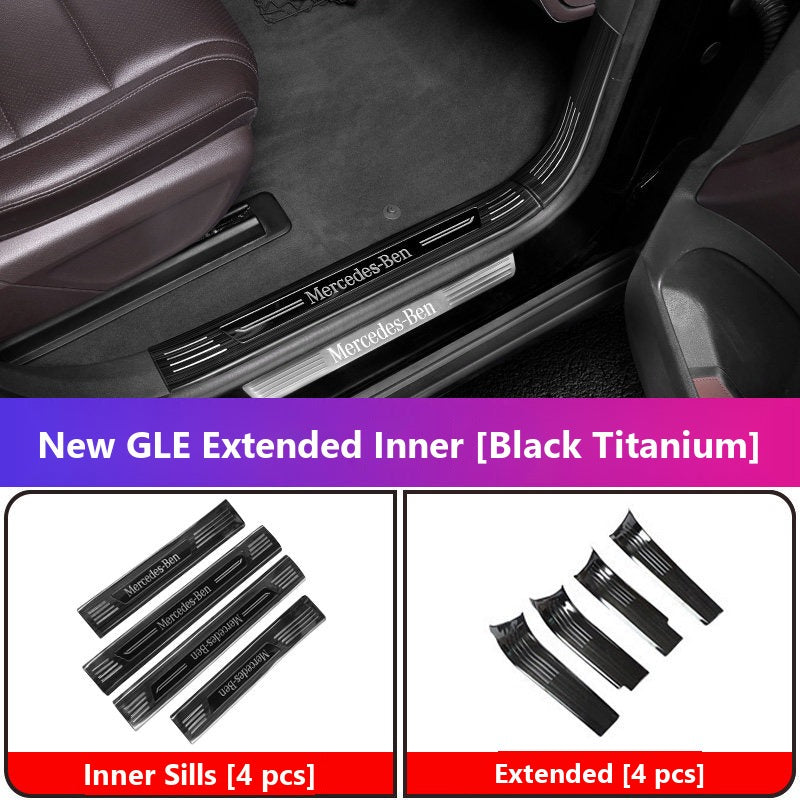 Mercedes GLE GLS door sill plates