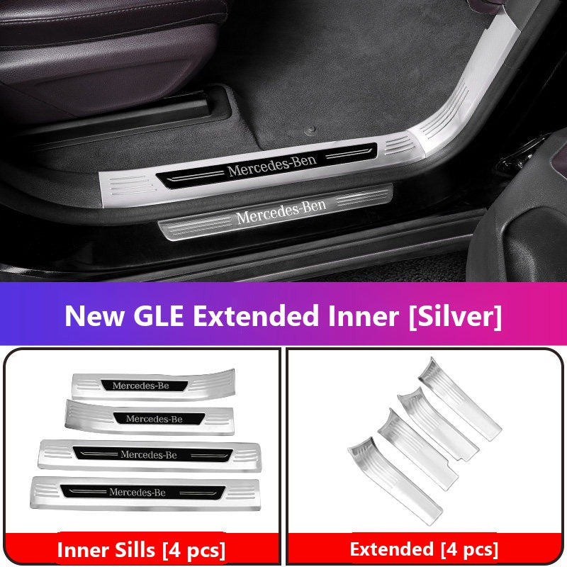 Mercedes GLE GLS door sill plates